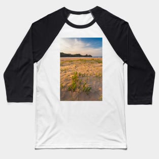 Three Cliffs Bay, Gower Baseball T-Shirt